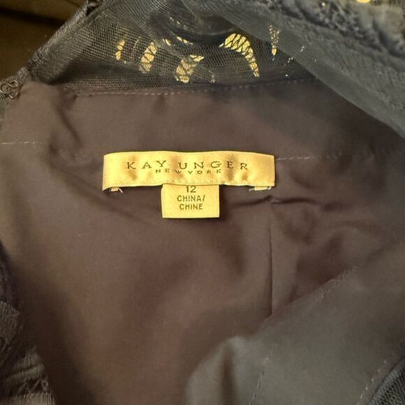 Kay Unger Zelda Lace Midi Dress-R2 - Picture 5 of 5